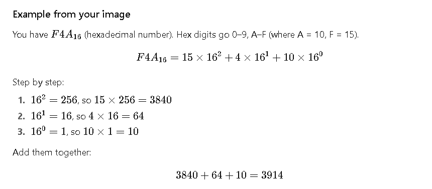 converting a number in any base to decimal