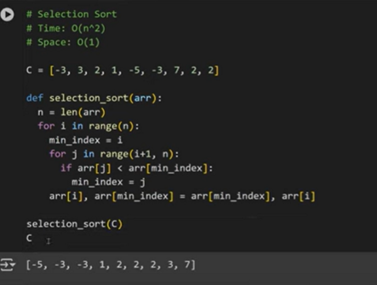 Selection Sort (direct selection)
